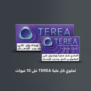 TEREA بيربل ويف منثول (١٠ عبوات), ويف منثول