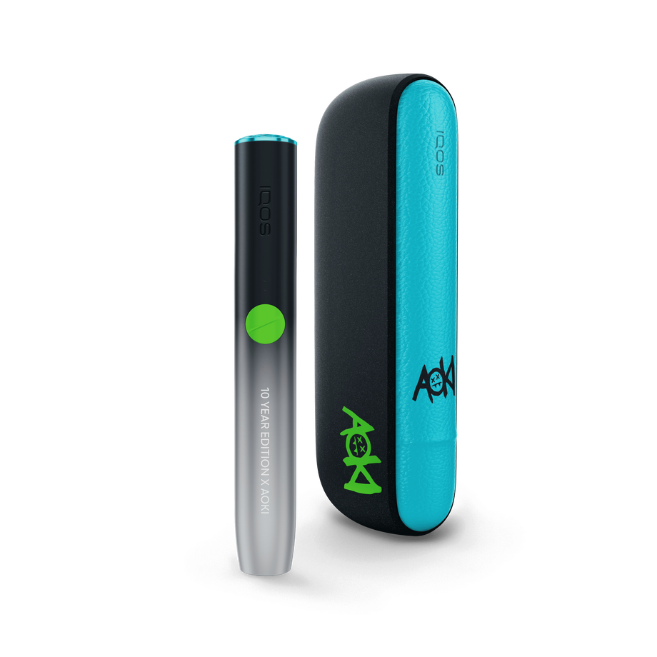 IQOS ILUMA Turquoise Door Steve Aoki Edition, Turquoise