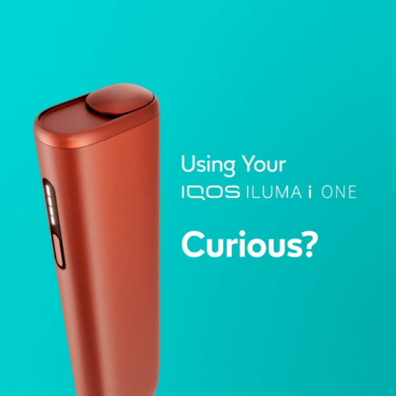 An IQOS ILUMA ONE