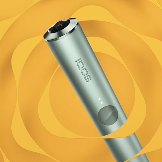 Illustration of IQOS ILUMA device.