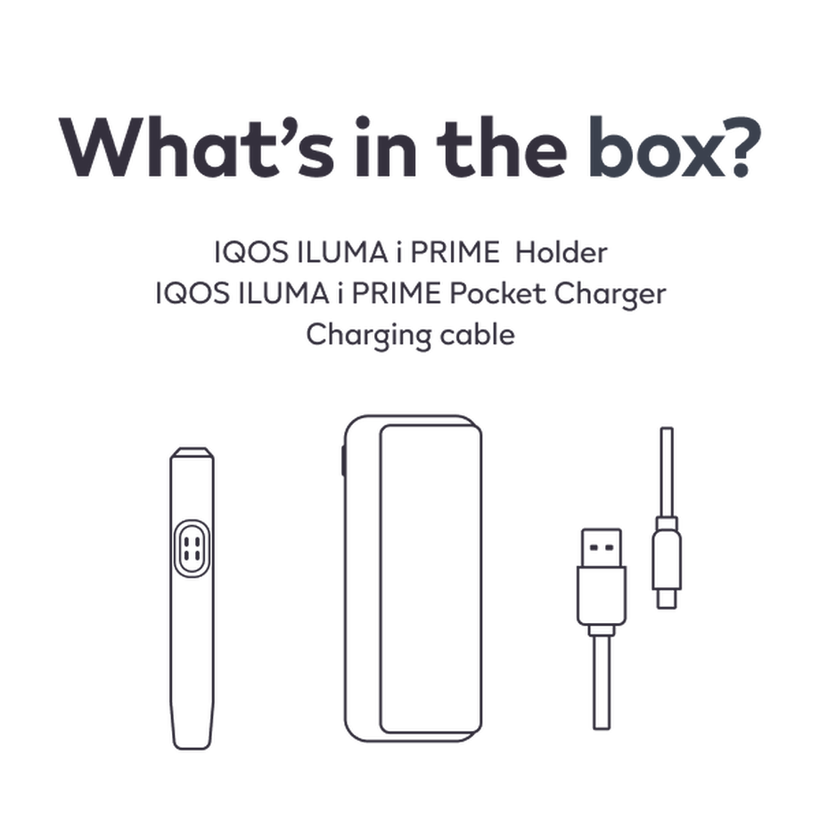IQOS ILUMA i PRIME System Midnight Black, Midnight Black IQOS ILUMA i PRIME System Midnight Black, Midnight Black