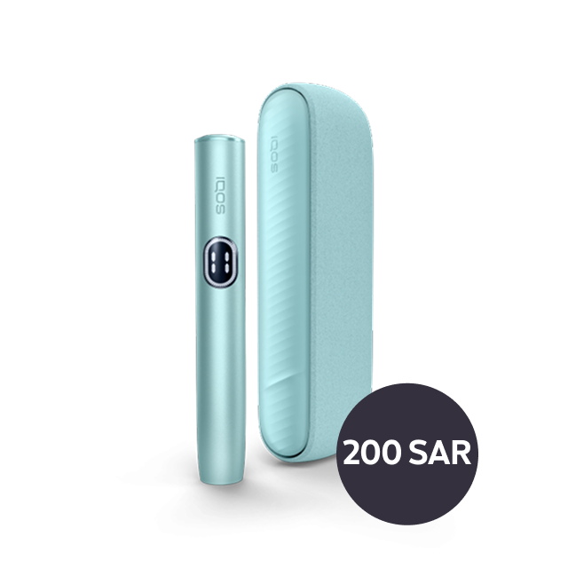 A moss green IQOS ILUMA device.